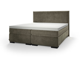 Valk at Home Hotelbed + Topmatras + Hoofdbord Venetië - Velvet Taupe Valk at Home Hotelbed + Topmatras + Hoofdbord Venetië - Velvet Taupe