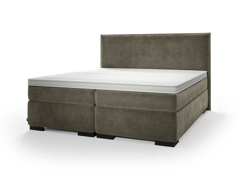 Valk at Home Hotelbed + Topmatras + Hoofdbord Venetië - Velvet Taupe