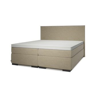 Valk at Home Hotelbed + Topmatras + Hoofdbord Venetië - Linnen Beige Valk at Home Hotelbed + Topmatras + Hoofdbord Venetië - Linnen Beige
