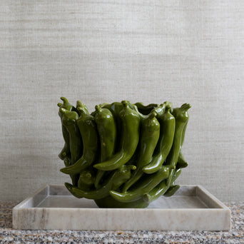 Vaas Pepper - Keramiek - Groen Vaas Pepper - Keramiek - Groen