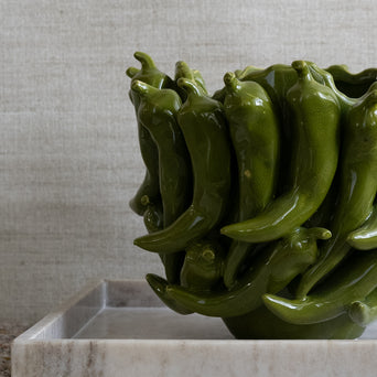 Vaas Pepper - Keramiek - Groen Vaas Pepper - Keramiek - Groen