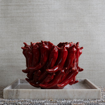 Vaas Pepper - Keramiek - Rood Vaas Pepper - Keramiek - Rood
