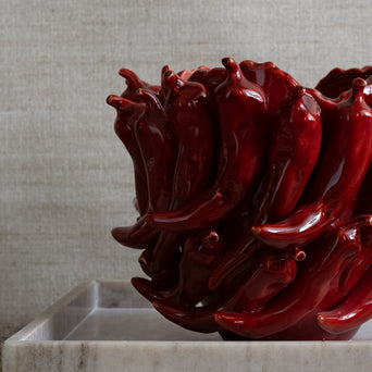 Vaas Pepper - Keramiek - Rood Vaas Pepper - Keramiek - Rood