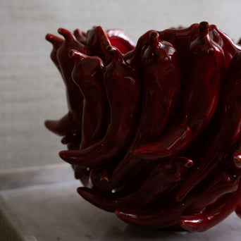 Vaas Pepper - Keramiek - Rood Vaas Pepper - Keramiek - Rood