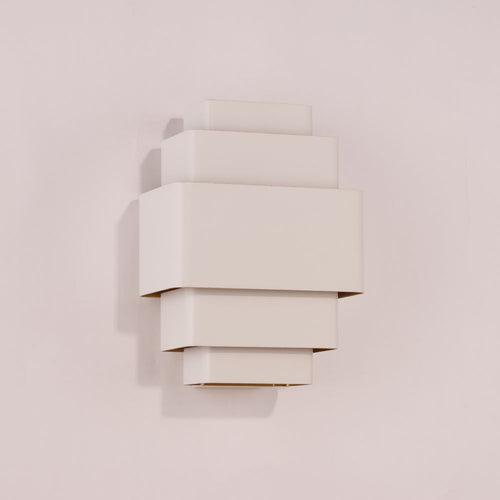 Wandlamp Layers Wit/Goud