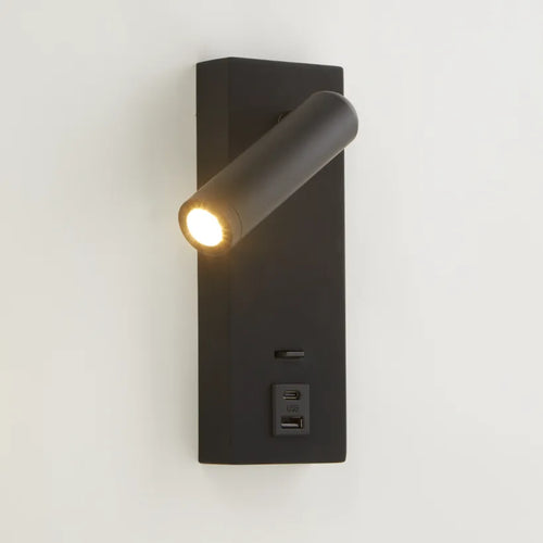 Wandlamp Jesse - Zwart
