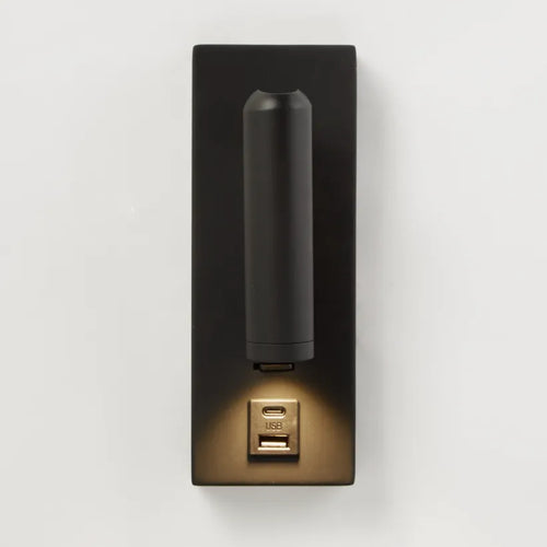 Wandlamp Jesse - Zwart