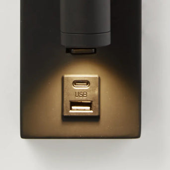 Wandlamp Jesse - Zwart Wandlamp Jesse - Zwart