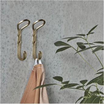 Wandhaken Yra - Messing Wandhaken Yra - Messing