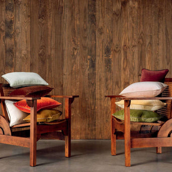 Sierkussen Olympe Petit beurre - Elitis Sierkussen Olympe Pain brûlé - Elitis