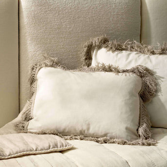 Sierkussen Honoré Neige et Lin - Elitis Sierkussen Honoré Neige et Lin - Elitis