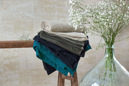 Plaid Indianna Turquoise - Elitis