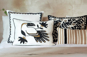 Sierkussen Maya Grenadine - Elitis Sierkussen Maya Grenadine - Elitis