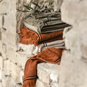 Handdoek Cupabia - Terre brûlée - Haomy Handdoek Cupabia - Terre brûlée - Haomy