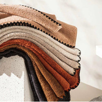 Handdoek Issey - Kaki - Haomy Handdoek Issey - Kaki - Haomy