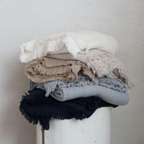 Plaid - Blue Grey - Puglia