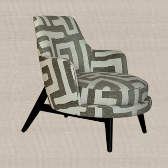 Fauteuil in Designstof - DMF Interiors Fauteuil in Designstof - DMF Interiors