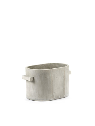 Flower pot oval M grey - Serax