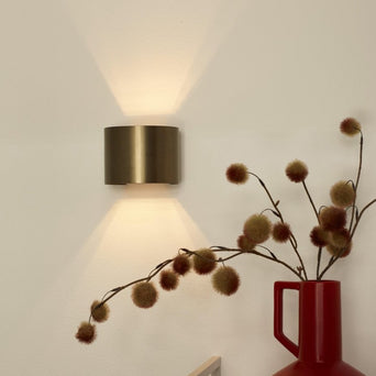 Wandlamp Xio rond Roest bruin Wandlamp Xio rond Roest bruin