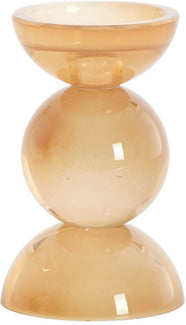 Kaarsenhouder Itinga Glass Bubble S - Milky Amber Kaarsenhouder Itinga Glass Bubble S - Milky Amber