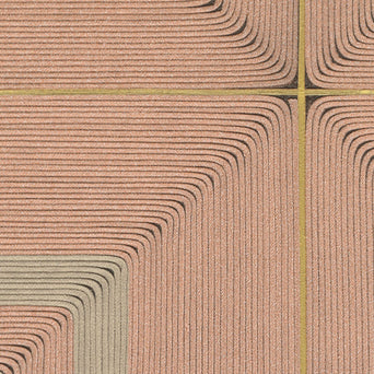 Behang Carrés Jalonnés VP 996 50 - Elitis Behang Carrés Jalonnés VP 996 50 - Elitis