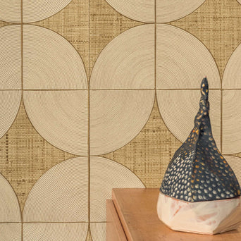 Behang Courbes VP 995 20 - Elitis Behang Courbes VP 995 20 - Elitis