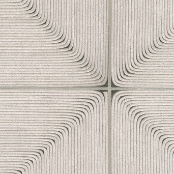 Behang Sillage VP 997 01 - Elitis Behang Carrés Jalonnés VP 997 01 - Elitis