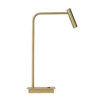 Tafellamp Pomery Antique Brass Tafellamp Pomery Antique Brass