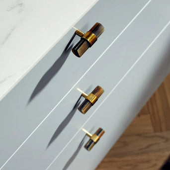 Haak wit bone/brass Small Haak wit bone/brass Small