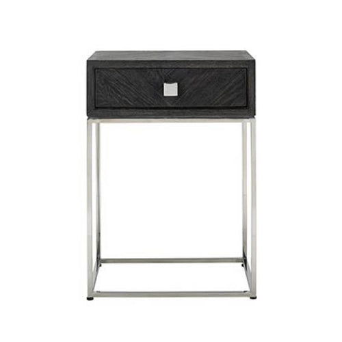 Nachtkastje Blackbone Zilver