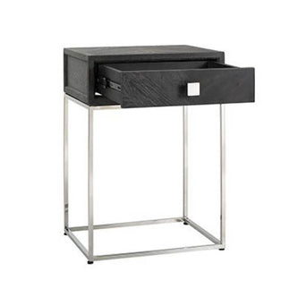 Nachtkastje Blackbone Zilver Nachtkastje Blackbone Zilver