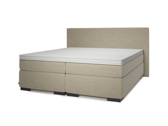 Valk at Home Hotelbed + Topmatras + Hoofdbord Brest - Linen Beige Hotelbed Brest Linnen beige