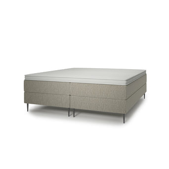 Valk at Home Hotelbed High Heels + Topmatras Hotelbed high heels Grof linnen clay