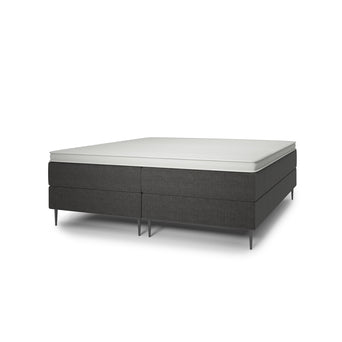 Valk at Home Hotelbed High Heels + Topmatras - Cotton Anthracite Hotelbed high heels Linnen antraciet