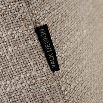 Valk at Home Hotelbed High Heels + topmatras - Cotton Anthracite Hotelbed high heels Linnen antraciet