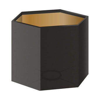 Lampenkap Hexagon antraciet Lampenkap Hexagon antraciet