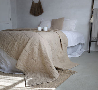 Plaid - Natural - Nice Plaid Nice - Natural, Valk at Home