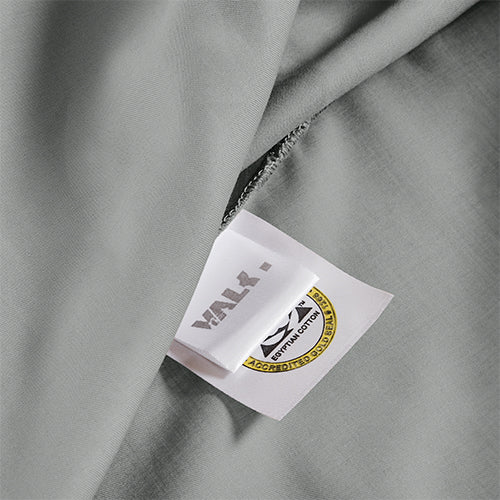 Dekbedovertrek - Dark Grey - Egyptisch Katoen