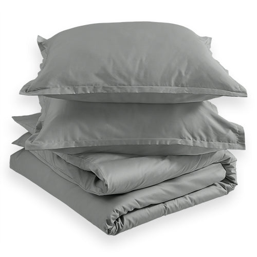 Dekbedovertrek - Dark Grey - Egyptisch Katoen