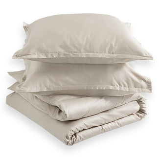 Dekbedovertrek - Latte - Egyptisch Katoen Dekbedovertrek - Latte - Egyptisch Katoen