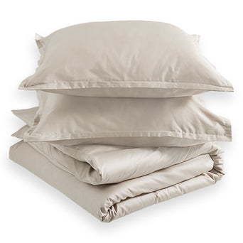 Dekbedovertrek - Latte - Egyptisch Katoen Dekbedovertrek - Latte - Egyptisch Katoen