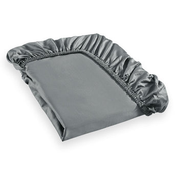 Hoeslaken Topmatras - Katoen Satijn - Anthracite Hoeslaken Topmatras - Katoen Satijn - Anthracite