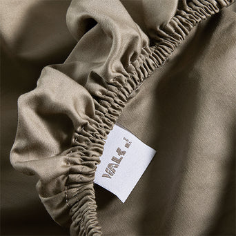 Hoeslaken Topmatras - Katoen Satijn - Greige Hoeslaken Topmatras - Katoen Satijn - Greige