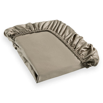 Hoeslaken Topmatras - Katoen Satijn - Greige Hoeslaken Topmatras - Katoen Satijn - Greige