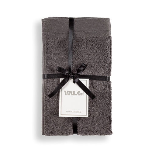 Gastendoekjes - Anthracite - Luxe Suite Kwaliteit - set 2 stuks