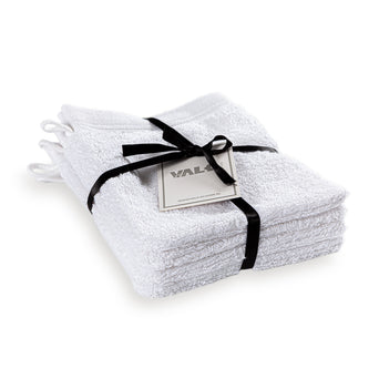 Washandjes - White - Luxe Suite Kwaliteit - set 4 stuks Washandjes - White - Luxe Suite Kwaliteit - set 4 stuks