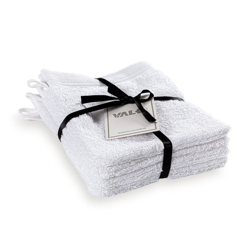 Washandjes - White - Luxe Suite Kwaliteit - set 4 stuks