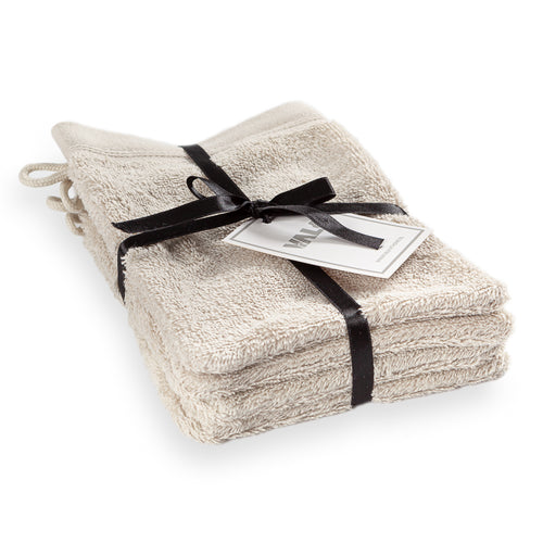 Washandjes - Sand - Luxe Suite Kwaliteit - set 4 stuks