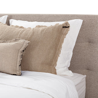 Valk at Home Hotelbed + Topmatras + Hoofdbord Loft - Linnen Beige Valk at Home Hotelbed + Topmatras + Hoofdbord Loft - Linnen Beige