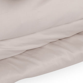 Dekbedovertrek - Sand - Katoen Satijn Dekbedovertrek - Sand - Katoen Satijn